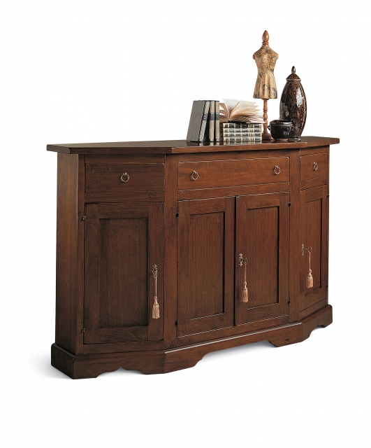 Credenza scantonata 4 ante