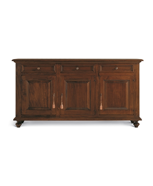 Credenza sagomata 3 cassetti, 3 ante