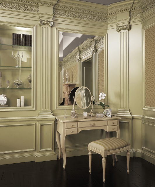 Boiserie Whitehall laccata verde