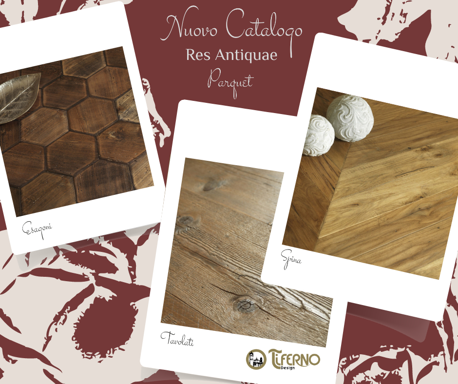 Res Antiquae//Nuovo Catalogo Parquet con Legno di Recupero